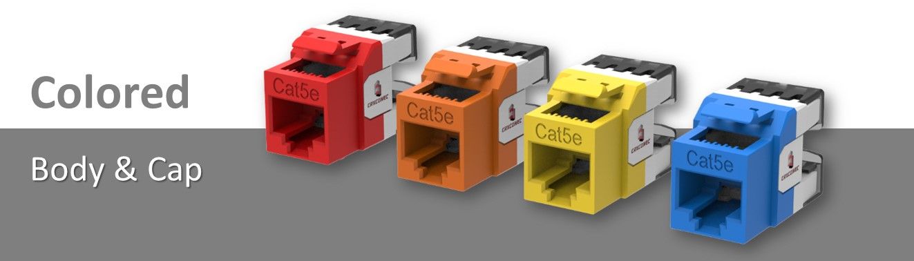 Colored Your Cat5E Keystone Jack